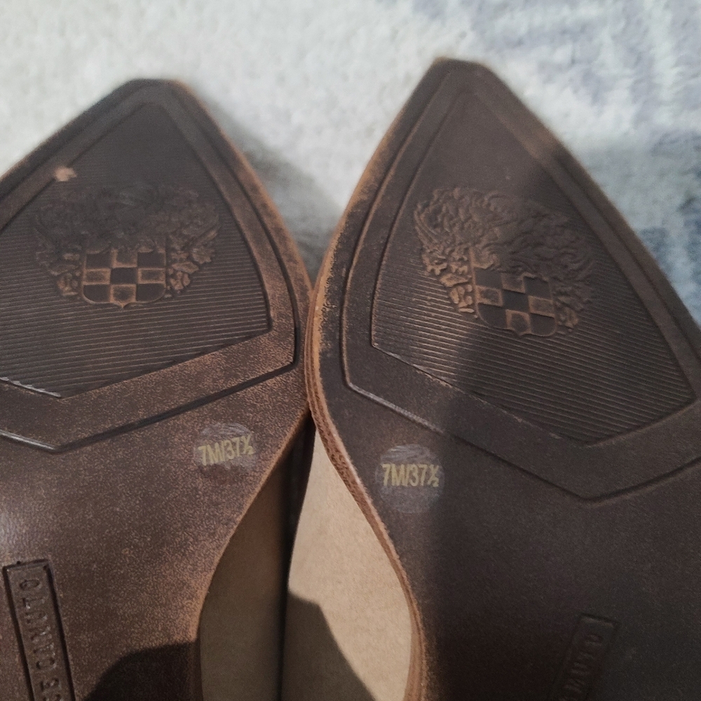 Vince Camuto Suede Bibestie Booties Zip Back 7 - Picture 7 of 9
